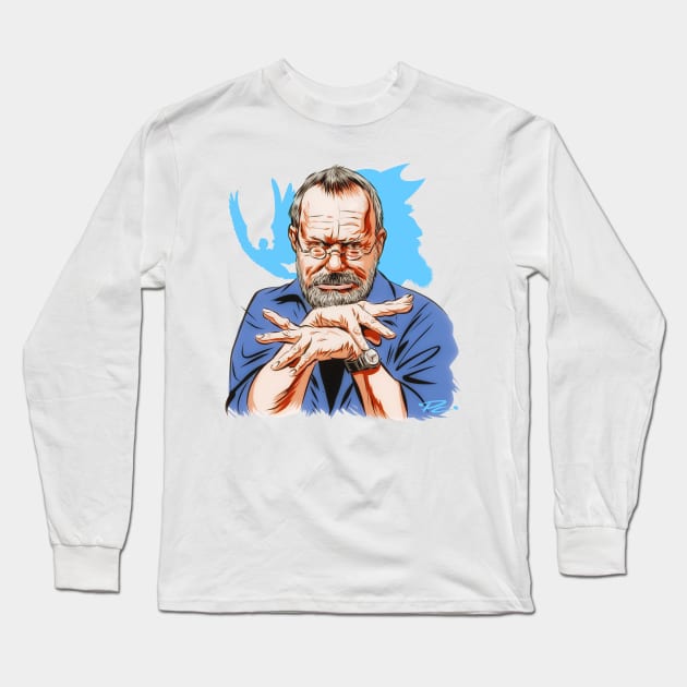 Terry Gilliam - An illustration by Paul Cemmick Long Sleeve T-Shirt by PLAYDIGITAL2020